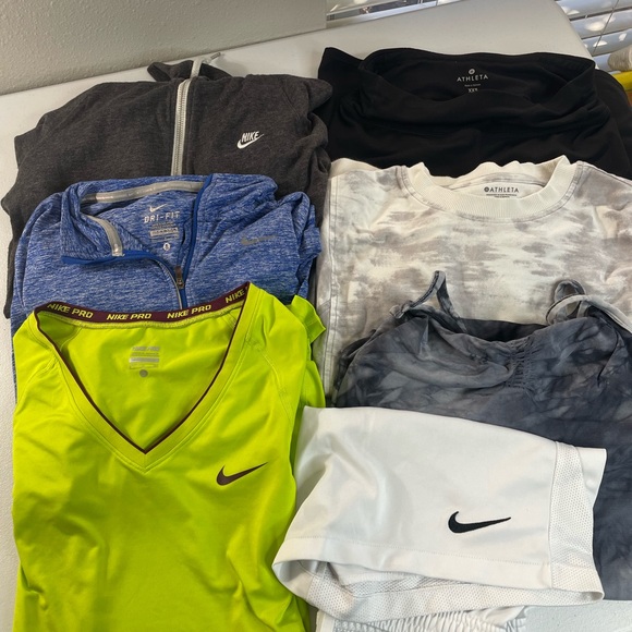 Athleta & Nike Women’s Activewear Bundle Leggings Workout Set Size S - Picture 15 of 16